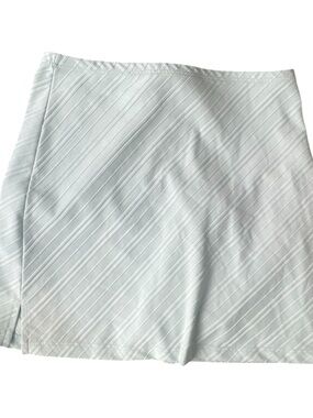 Y2k Joule Baby Blue Striped Mini Skirt Womens XS